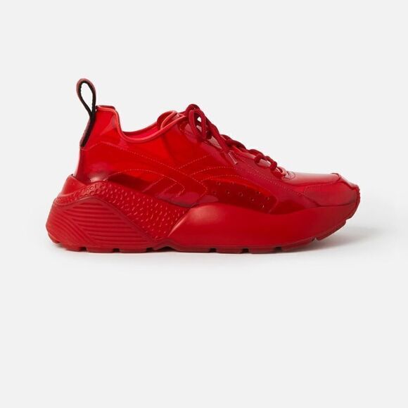 Stella McCartney red transparent eclipse sneakers - Picture 2 of 3